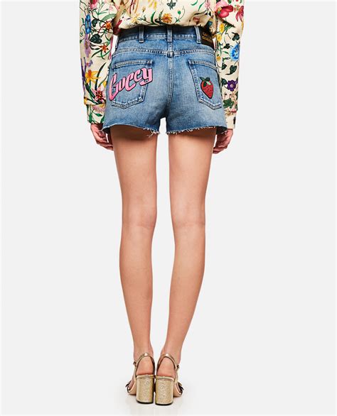 gucci cargo shorts|Gucci denim shorts.